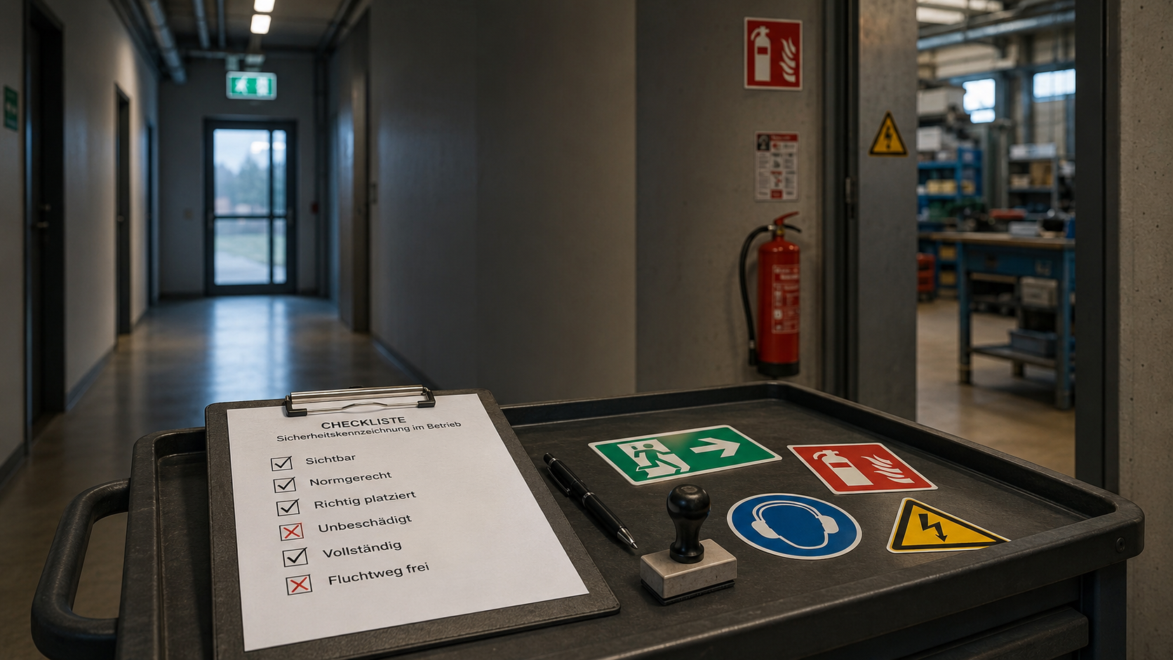 Checkliste zur Sicherheitskennzeichnung im Betrieb