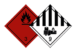 Gefahrgutkennzeichnungen & Symbole