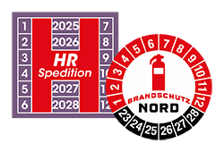 Individuelle Prüfplaketten