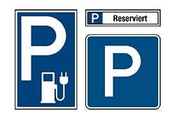 Parkplatzschilder