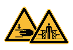 Warnzeichen für Maschinen & Anlagen