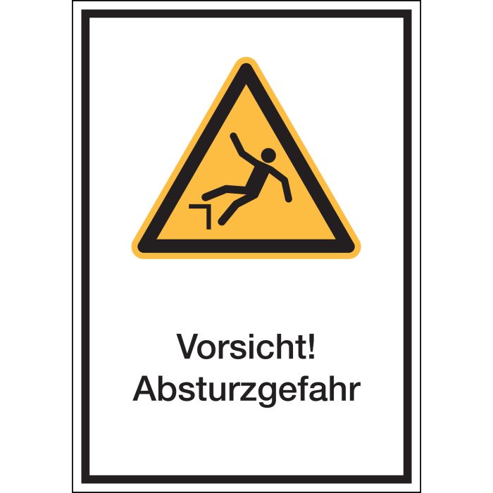 Warnaufkleber „Vorsicht! Biogefährdung“ – Selbstklebend, 18,5x13,1 Cm, Wetterfest Nach DIN 7010