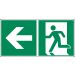 Rettungszeichen "Notausgang links" [E001], LimarLite®, ASR A1.3 / ISO 7010