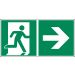 Rettungszeichen "Notausgang rechts" [E002], LimarLite®, ASR A1.3 / ISO 7010