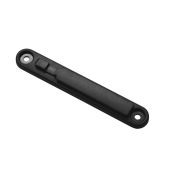 Wandclip RS-Guideline für Gurtabsperrbänder, 15 x 100 x 7 mm, Kunststoff, schwarz