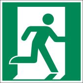 Rettungszeichen "Notausgang rechts (nur in Verbindung mit Richtungspfeil)" [E002], LimarLite®, ASR A1.3 / ISO 7010