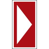 Brandschutzzeichen "Richtungspfeil für Brandschutzeinrichtungen", DIN 4844-4