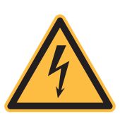 Warnzeichen "Warnung vor elektrischer Spannung" [W012], ASR A1.3 / ISO 7010