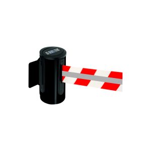 RS-Guideline Wandmontage GLW 45, schwarz, Gurt rot / weiß 4 m
