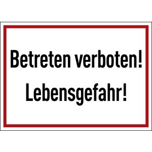 Hinweisschild 