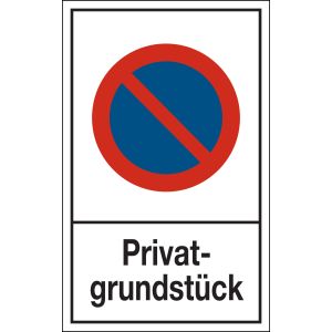 Parkverbotsschild, Verkehrsschild 