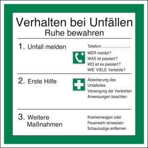Sicherheitsaushang 