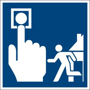 Brandmeldezeichen Zusatzschild 