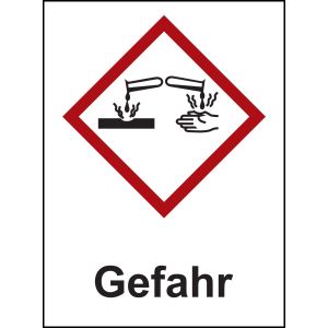 Gefahrstoffetikette 