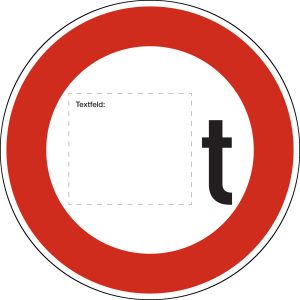 Verkehrsschild, Vorschriftszeichen 