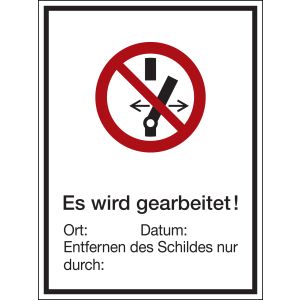 Verbotsschild 
