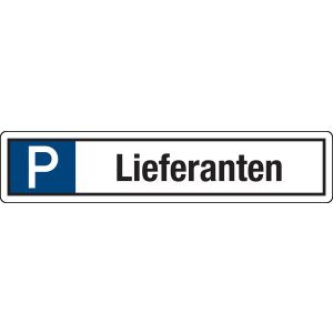 Verkehrsschild, Parkplatzschild 