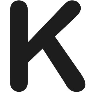 COROPLAN Buchstaben, Buchstabe: K, schwarz, 155 mm