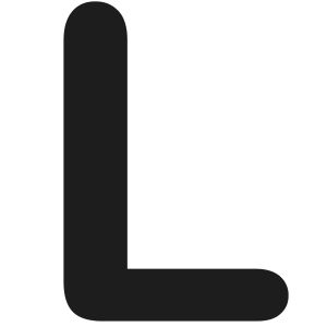 COROPLAN Buchstaben, Buchstabe: L, schwarz, 155 mm