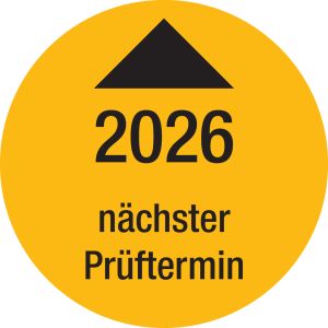 Prüfplakette - Systemplakette 