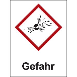 Gefahrstoffetikette 