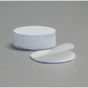 Doppelseitige Klebepunkte, Schaumkleber 0,8 mm, rund, Durchmesser: 20 mm