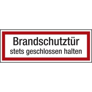 Brandschutztürzeichen 