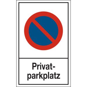 Parkverbotsschild, Verkehrsschild 
