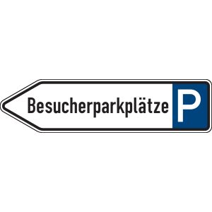 Verkehrsschild, Parkplatzschild 