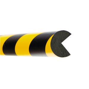 MORION Prallschutz für Kanten, gelb / schwarz, 1000 x 40 x 40 x 20