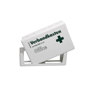 Office Verbandkasten DIN 13157 mit Wandhalterung KU, weiß