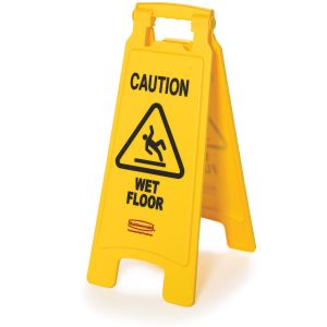 Warnaufsteller, 2-seitig Symbol: Caution Wet Floor, 279 x 673 mm