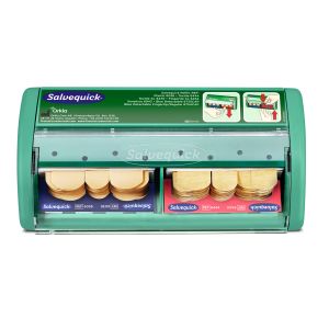 Salvequick Pflasterspender - Cederroth incl. Refill 6444 und Refill 6036, 230 x 120 x 55 mm