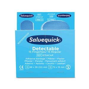 Salvequick Pflastermix detectable 30 Stück, Refill 6754CAP