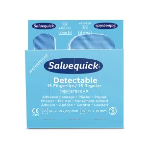 Salvequick Pflastermix detectable 30 Stück, Refill 6754CAP