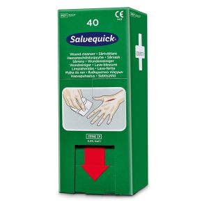 Salvequick Wundreiniger 40x mit 0,9 % Kochsalzlösung, REF3227