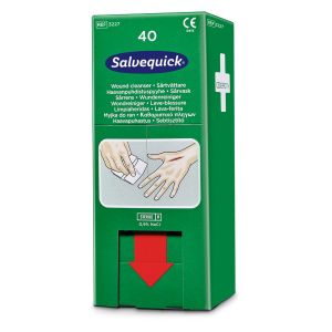 Salvequick Wundreiniger 40x mit 0,9 % Kochsalzlösung, REF3227