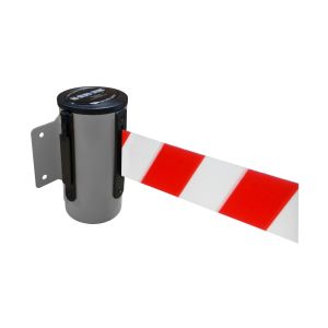 RS-Guideline Wandmontage GLW 45, anthrazit, Gurt rot / weiß 4 m
