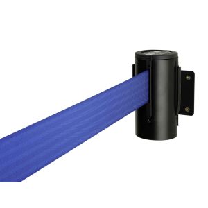 RS-Guideline Wandmontage GLW 45, schwarz, Gurt blau 4 m