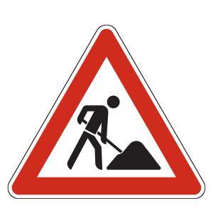 Verkehrsschild, Gefahrzeichen 