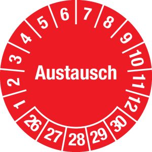 Prüfplakette - Mehrjahresplakette 