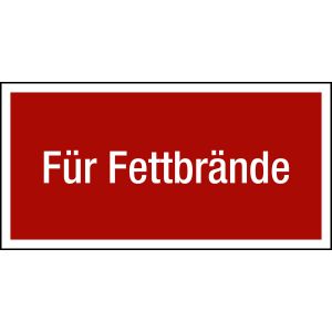 Brandschutzzeichen Zusatzschild 