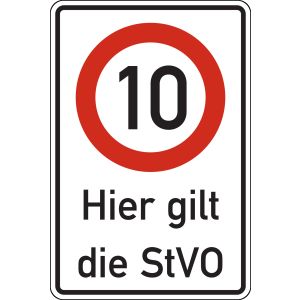 Verkehrsschild, Vorschriftszeichen 