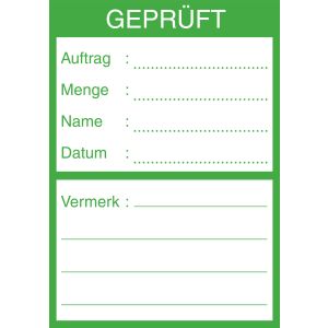 Qualitätskennzeichnung 