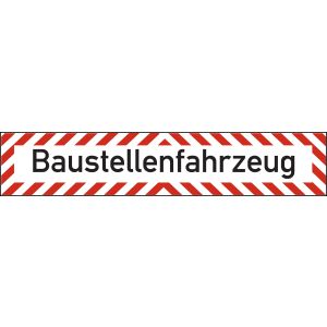Baustellenfahrzeug, 490 x 95 x 0,85 mm