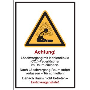 Warnzeichen Kombischild 