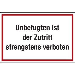 Hinweisschild 