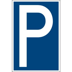 Verkehrsschild, Parkplatzschild 