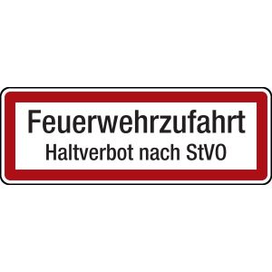 Feuerwehrzeichen Textschild 