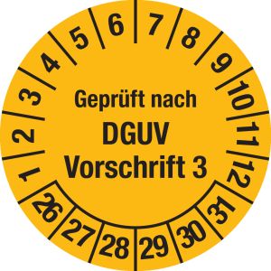 Prüfplakette - Mehrjahresplakette 
